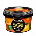 BEAUTY JAR Yummy Тонизирующий скраб для тела ORANGE D'EMPIRE, 360г