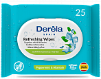 DERELA Освежающие салфетки, 25 шт.