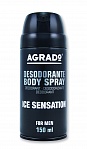 AGRADO dezodorants-sprejs ICE SENSATION, 150ml