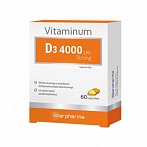 STARPHARMA Витамин D3 Strong 4000, 60 капсул