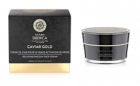 Natura Siberica Caviar Gold krēms sejai, aktīvs ,dienas Jaunības injekcija, 50ml