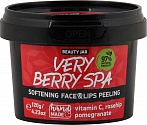 BEAUTY JAR VERY BERRY SPA смягчающий пиллинг для лица и губ с витамином С, 120g