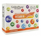 Мультивитаминный комплекс GOLDEN PHARM Boom, 30 таблеток
