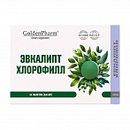 GOLDEN PHARM Эвкалипт + Хлорофилл, 24 таблетки