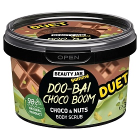 BEAUTY JAR Yummy cкраб для тела DOO-BAI CHOCO BOOM, 360 г